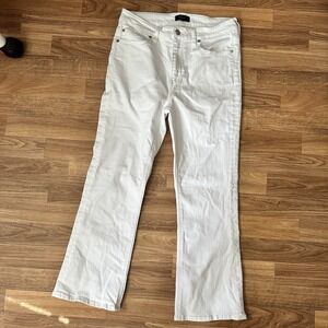 Quince White Wide Leg Jeans